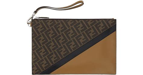 mens fendi pouch|Fendi medium pouch.